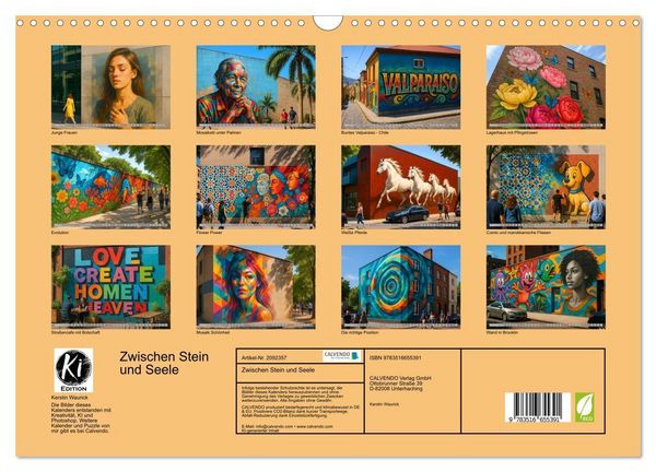 Produktbild: Zwischen Stein und Seele (Wandkalender 2026 DIN A3 quer), CALVENDO Monatskalender