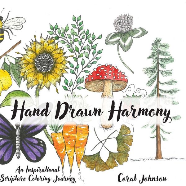 Produktbild: Hand Drawn Harmony - An Inspirational Scripture Coloring Journey
