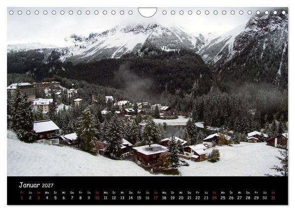Produktbild: Schweiz - Berglandschaften (Wandkalender 2027 DIN A4 quer), CALVENDO Monatskalender