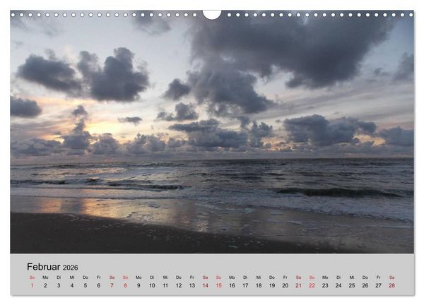 Produktbild: Blicke hinaus aufs Meer (Wandkalender 2026 DIN A3 quer), CALVENDO Monatskalender