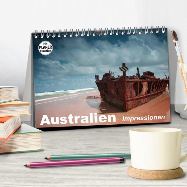 Produktbild: Australien. Impressionen (Tischkalender 2026 DIN A5 quer), CALVENDO Monatskalender
