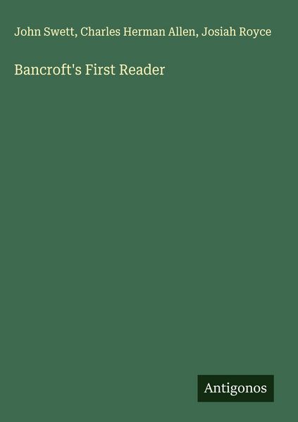 Produktbild: Bancroft's First Reader