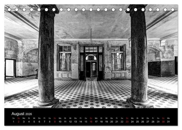 Produktbild: lost beauty (Tischkalender 2026 DIN A5 quer), CALVENDO Monatskalender