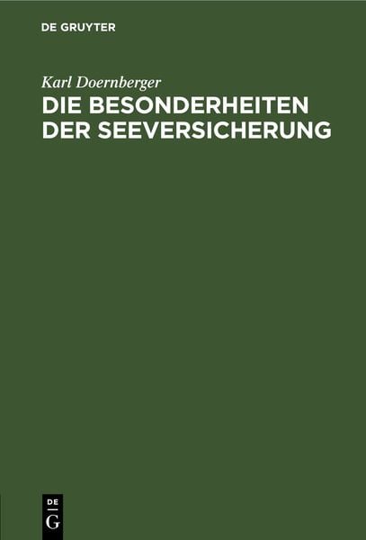 Produktbild: Die Besonderheiten der Seeversicherung