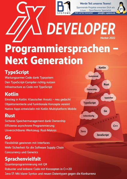 Produktbild: IX Developer Programmiersprachen - Next Generation 2022