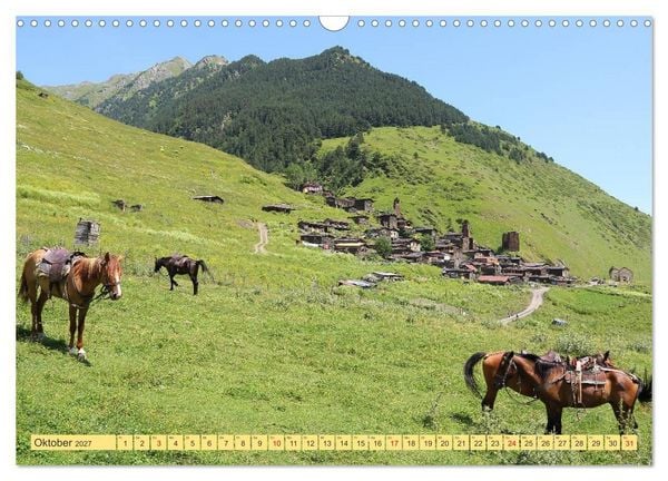Produktbild: GEORGIEN (Wandkalender 2027 DIN A3 quer), CALVENDO Monatskalender