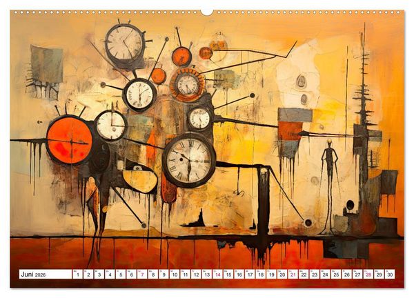 Produktbild: Gedankenreise in eine surreale Welt (Wandkalender 2026 DIN A2 quer), CALVENDO Monatskalender