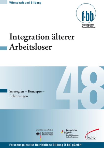 Produktbild: Integration &auml;lterer Arbeitsloser