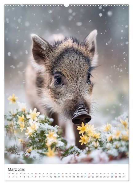 Produktbild: Wild und Wundervoll (hochwertiger Premium Wandkalender 2026 DIN A2 hoch), Kunstdruck in Hochglanz