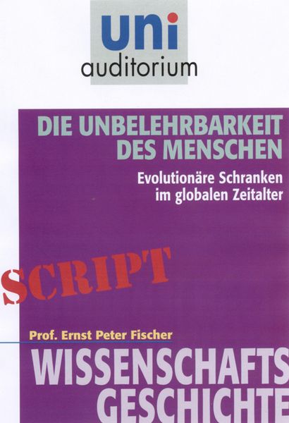 Produktbild: Die Unbelehrbarkeit des Menschen