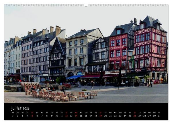 Produktbild: MA NORMANDIE (Calendrier mural 2026 DIN A2 vertical) calendrier de bureau