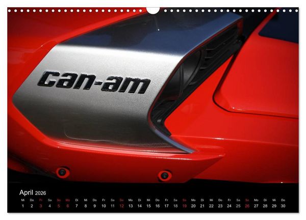 Produktbild: CanAm Spyder F3 (Wandkalender 2026 DIN A3 quer), CALVENDO Monatskalender