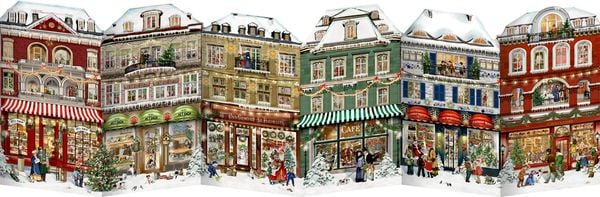 Produktbild: Aufstell-Adventskalender &ndash; Weihnachtsl&auml;dchen-Leporello