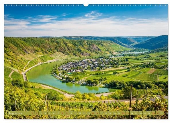 Produktbild: Mosellandschaften (hochwertiger Premium Wandkalender 2026 DIN A2 quer), Kunstdruck in Hochglanz