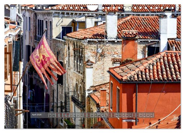 Produktbild: Sehnsuchtsort Venedig 2026 (Wandkalender 2026 DIN A4 quer), CALVENDO Monatskalender