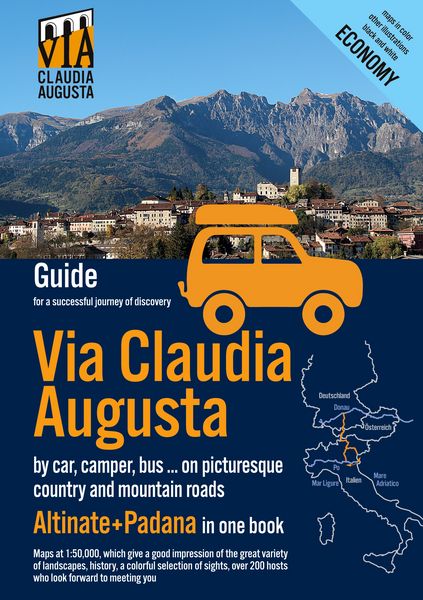 Produktbild: Via Claudia Augusta by car, camper, bus, ... "Altinate" +"Padana" ECONOMY