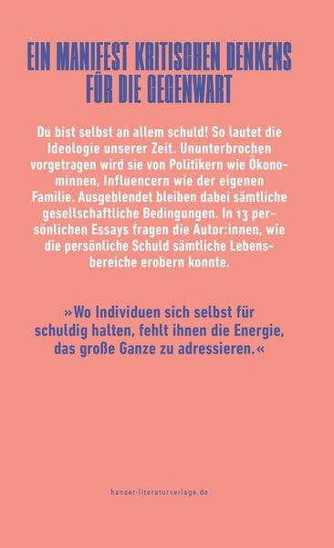 Produktbild: Selbst schuld!