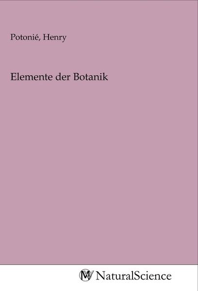 Produktbild: Elemente der Botanik