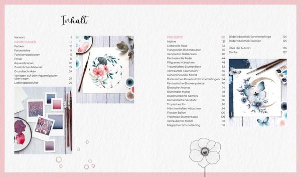 Produktbild: Watercolor&nbsp;&ndash; Fabelhafte Bl&uuml;tenwelten