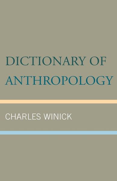 Produktbild: Dictionary of Anthropology