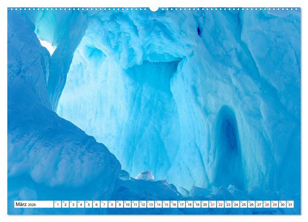Produktbild: Eisberge - Gr&ouml;nlands magische Eisgestalten (hochwertiger Premium Wandkalender 2026 DIN A2 quer), Kunstdruck in Hochglanz