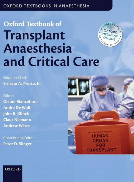 Produktbild: Oxford Textbook of Transplant Anaesthesia and Critical Care