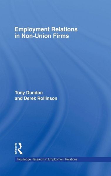 Produktbild: Employment Relations in Non-Union Firms