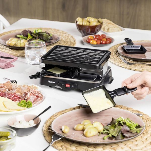 Produktbild: Tristar RA-2949 Raclette 4Pf&auml;nnchen Schwarz