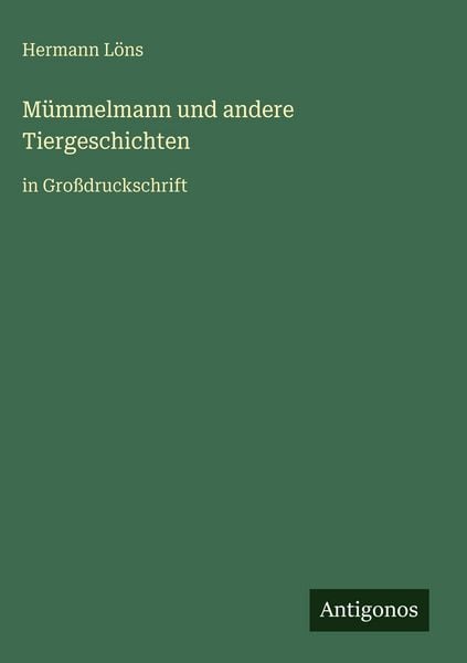 Produktbild: M&uuml;mmelmann und andere Tiergeschichten