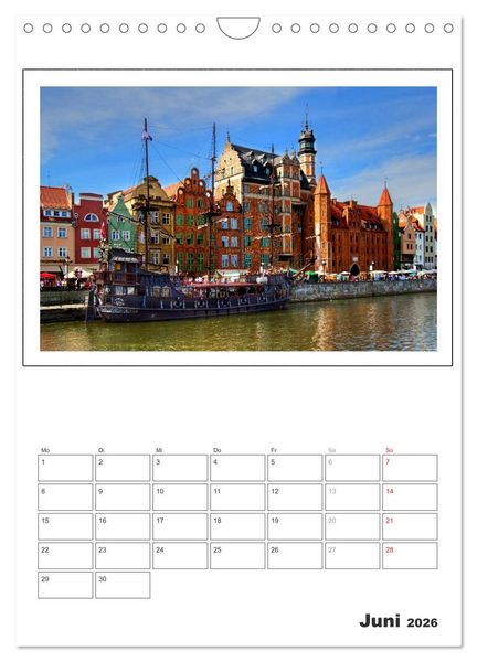 Produktbild: Danzig - Gdansk (Wandkalender 2026 DIN A4 hoch), CALVENDO Monatskalender