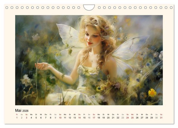 Produktbild: Feenglanz (Wandkalender 2026 DIN A4 quer), CALVENDO Monatskalender