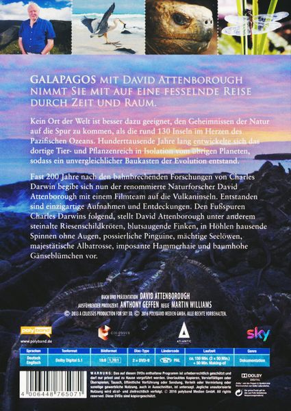 Galapagos mit David Attenborough [2 DVDs]