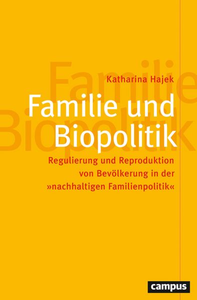 Produktbild: Familie und Biopolitik