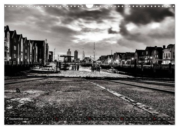Produktbild: Ein Blick auf Husum (Wandkalender 2026 DIN A3 quer), CALVENDO Monatskalender