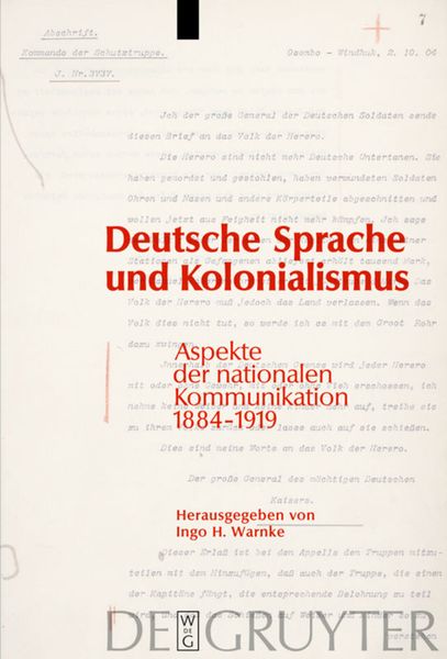 Produktbild: Deutsche Sprache und Kolonialismus
