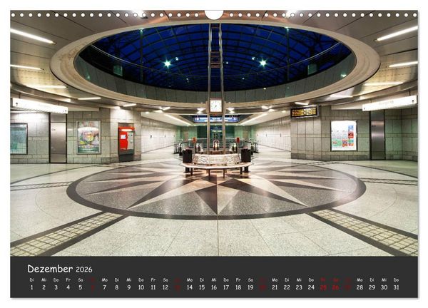 Produktbild: U-Bahn-Stationen des Westens (Wandkalender 2026 DIN A3 quer), CALVENDO Monatskalender