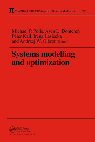 Produktbild: Systems Modelling and Optimization Proceedings of the 18th IFIP TC7 Conference