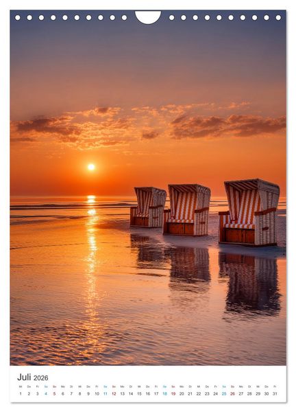 Produktbild: Sehnsucht Strand (Wandkalender 2026 DIN A4 hoch), CALVENDO Monatskalender