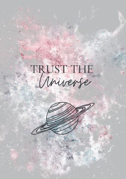 Universe Collection / Notizbuch, Bullet Journal, Journal, Planer, Tagebuch 'Trust the Universe'; Taschenbuch von Christin Scharte, Epubli,