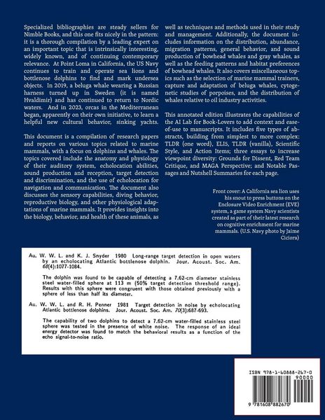 Produktbild: Annotated Bibliography of Publications from the U.S. Navy's Marine Mammal Program