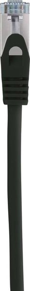 Produktbild: Renkforce RF-5043936 RJ45 Patchkabel CAT 6a S/FTP 15.00m Schwarz Flammwidrig 1St.