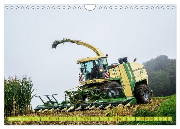 Produktbild: Landwirtschaft - Maisernte (Wandkalender 2026 DIN A4 quer), CALVENDO Monatskalender