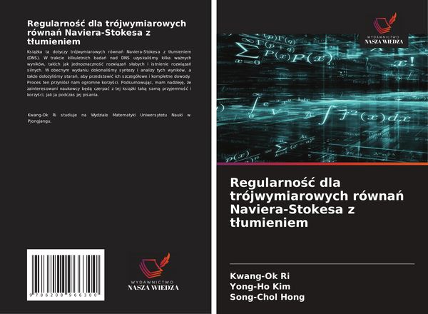 Produktbild: Regularno&iquest;&iquest; dla tr&oacute;jwymiarowych r&oacute;wna&iquest; Naviera-Stokesa z t&iquest;umieniem