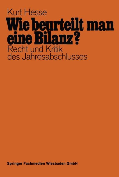 Produktbild: Wie beurteilt man eine Bilanz?