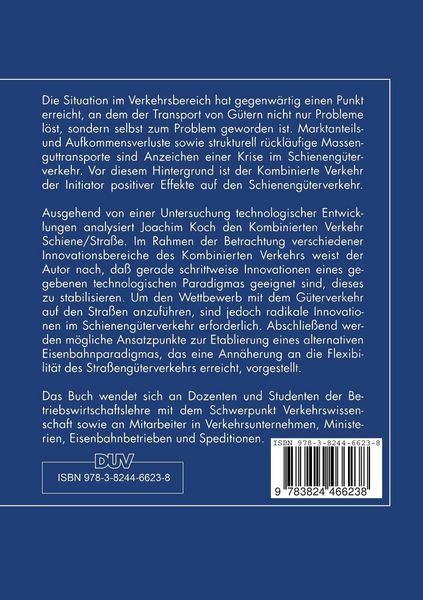 Produktbild: Die Entwicklung des Kombinierten Verkehrs