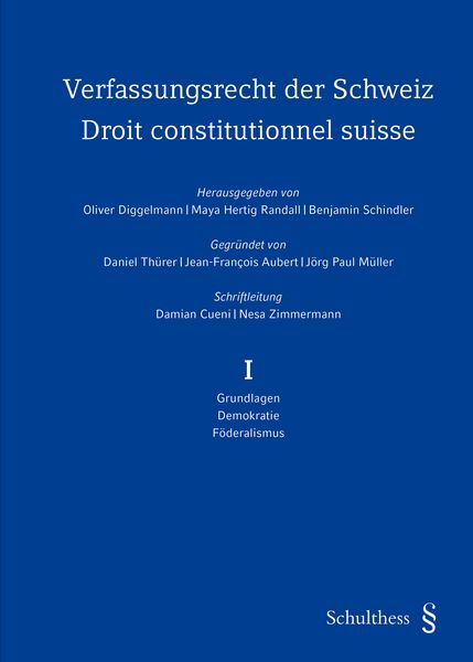Produktbild: Verfassungsrecht der Schweiz / Droit constitutionnel suisse