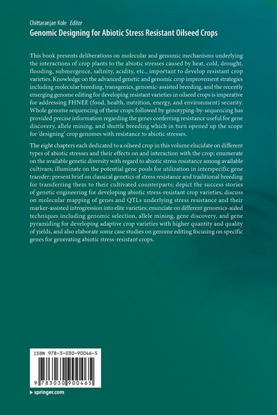 Produktbild: Genomic Designing for Abiotic Stress Resistant Oilseed Crops