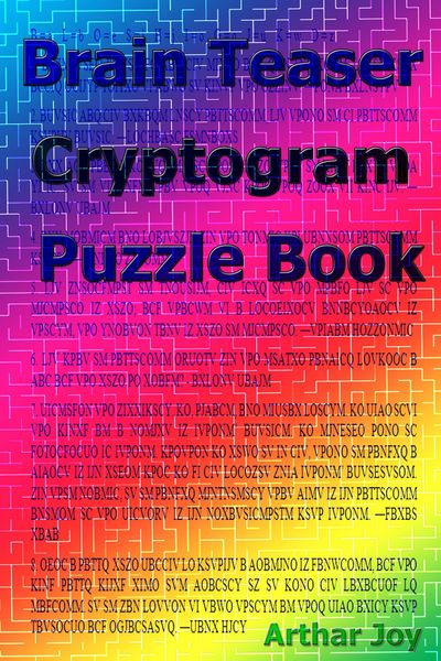 Produktbild: Brain Teaser Cryptogram Puzzle Book