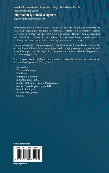 Produktbild: Information System Development