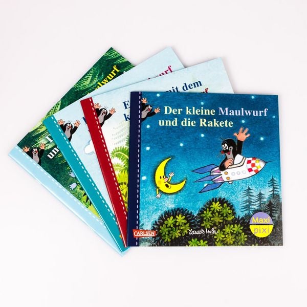 Produktbild: Maxi-Pixi-4er-Set 117: Neue Abenteuer mit dem kleinen Maulwurf (4x1 Exemplar)